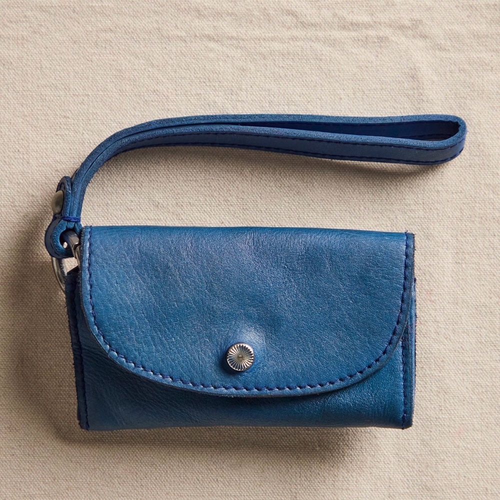 ‼️SOLD‼️ 7. NWT! Free People Leather Bag Lanyard | Lapis